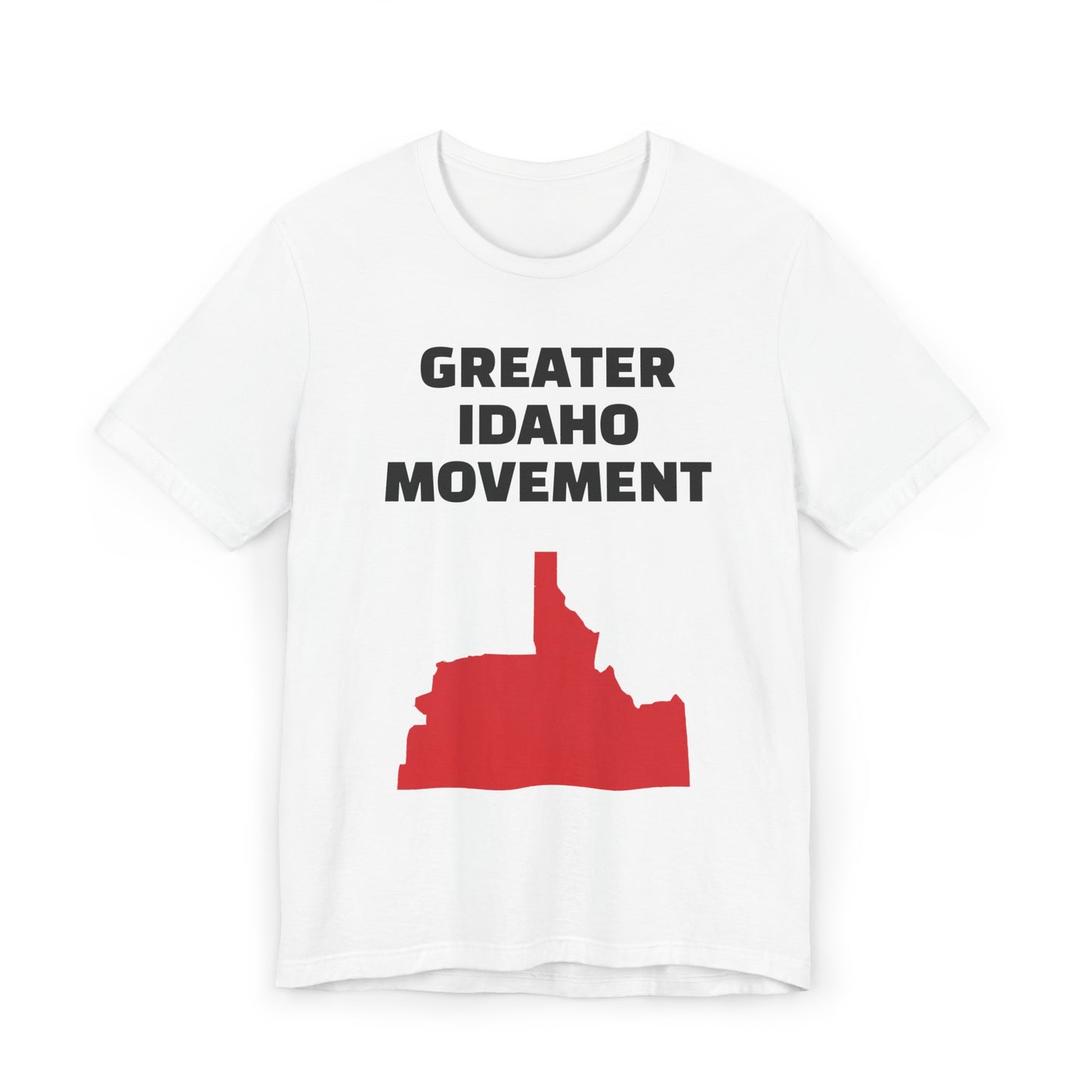 Greater Idaho Movement T-Shirt, Text on Front